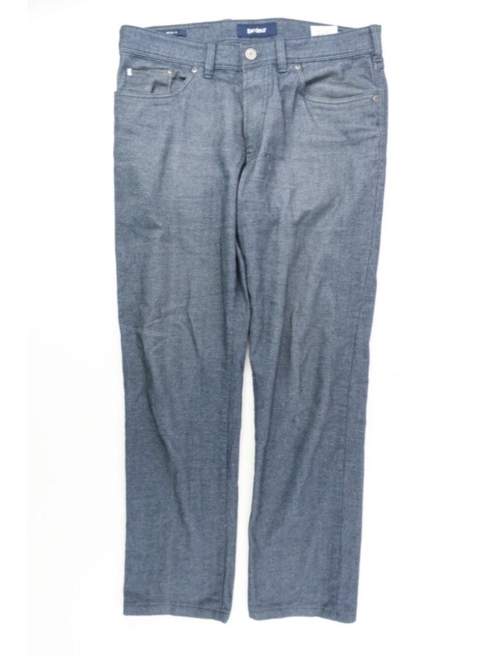 Atelier Gardeur Nevio-13 Pants Mens 34x30 Blue Stretch Chino 5 Pocket Casual